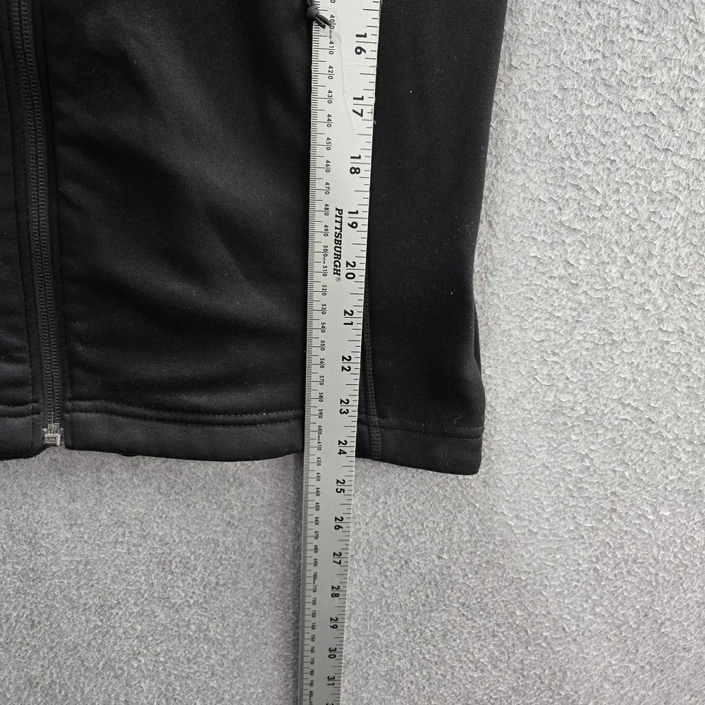The North Face Women Jacket S Black Fleece‎ Activewear Zipper Long Sleeve Logo